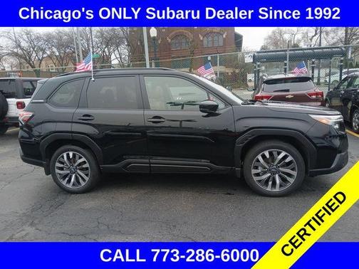 Crystal Black Silica 2025 Subaru Forester Touring