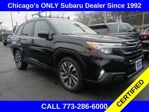 Crystal Black Silica 2025 Subaru Forester Touring