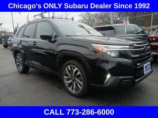 Crystal Black Silica 2025 Subaru Forester Touring