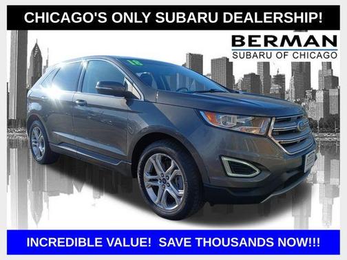 Magnetic Metallic 2018 Ford Edge Titanium