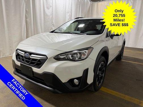 Crystal White Pearl 2023 Subaru Crosstrek Premium