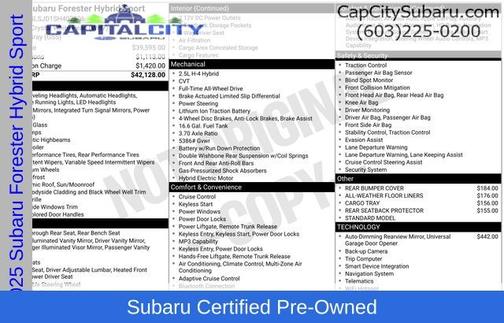 2025 Subaru Forester Sport Hybrid