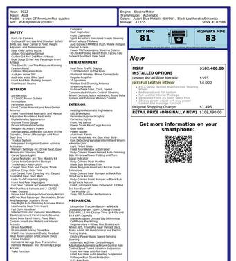 2022 Audi e-tron GT Premium Plus