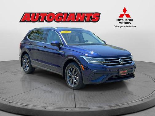 Atlantic Blue Metallic 2022 Volkswagen Tiguan 2.0T SE