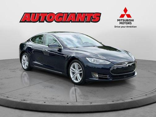 Deep Blue Metallic 2015 Tesla Model S P85D