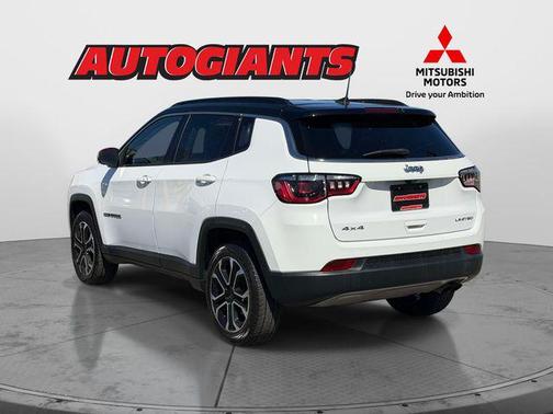 Bright White Clearcoat 2022 Jeep Compass Limited