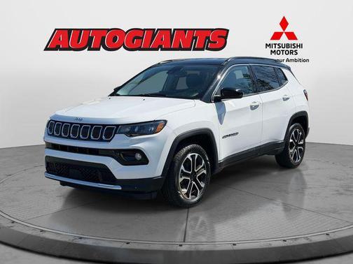 Bright White Clearcoat 2022 Jeep Compass Limited