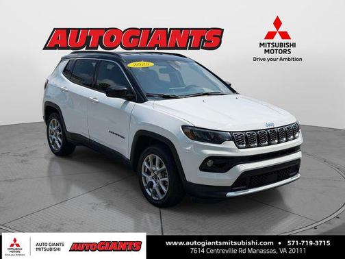 Bright White Clearcoat 2025 Jeep Compass Limited