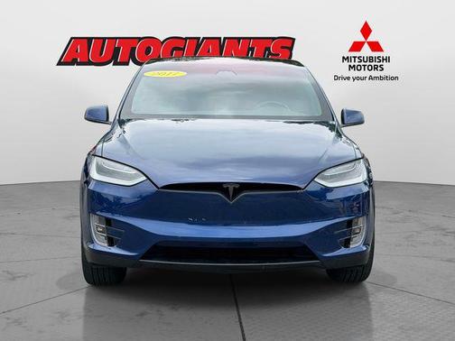 Deep Blue Metallic 2017 Tesla Model X 100D