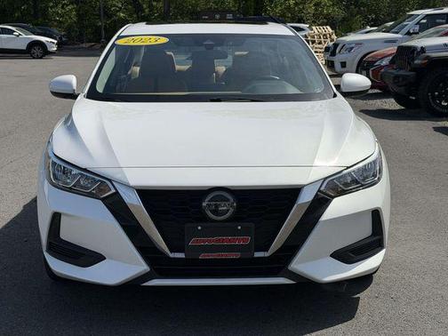 Aspen White Tricoat 2023 Nissan Sentra SV