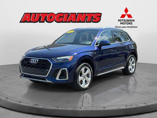 Blue Metallic 2023 Audi Q5 45 S line Premium Plus