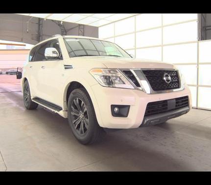 Pearl White Tricoat 2019 Nissan Armada Platinum