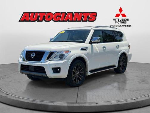 Pearl White Tricoat 2019 Nissan Armada Platinum
