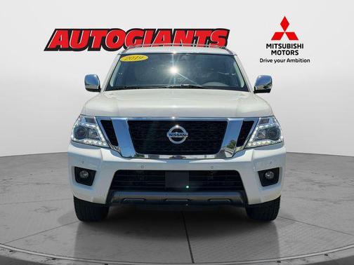 Pearl White Tricoat 2019 Nissan Armada Platinum