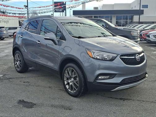 Satin Steel Metallic 2019 Buick Encore Sport Touring