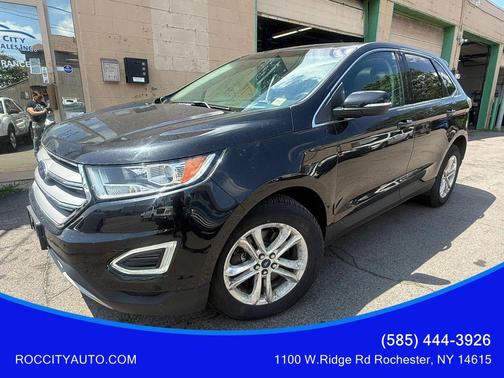 Black 2015 Ford Edge SEL