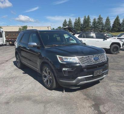 Blue 2018 Ford Explorer Platinum