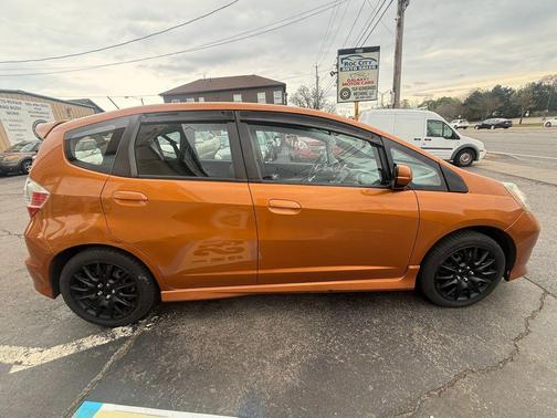Orange 2010 Honda Fit Sport
