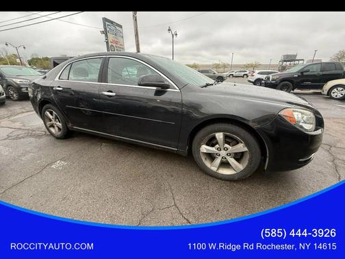 Black 2012 Chevrolet Malibu 1LT