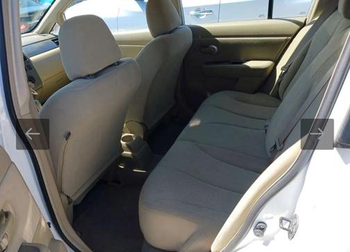 White 2011 Nissan Versa 1.8 S