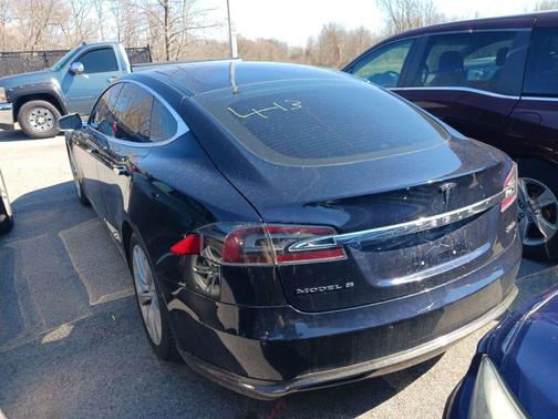 Blue 2014 Tesla Model S P85D
