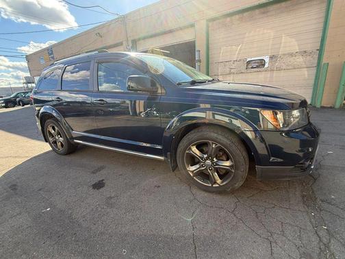Blue 2015 Dodge Journey Crossroad