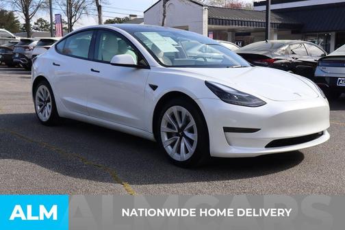 White 2023 Tesla Model 3 Base
