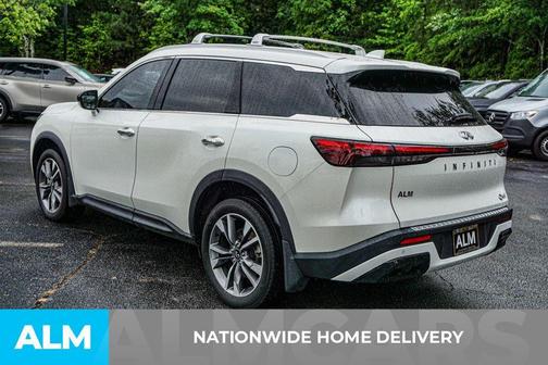 Majestic White 2024 INFINITI QX60 Luxe