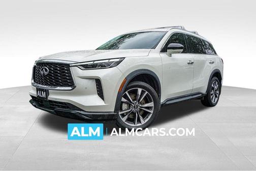 Majestic White 2024 INFINITI QX60 Luxe