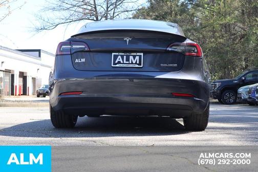 Gray 2021 Tesla Model 3 Performance