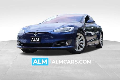 Blue 2018 Tesla Model S 100D