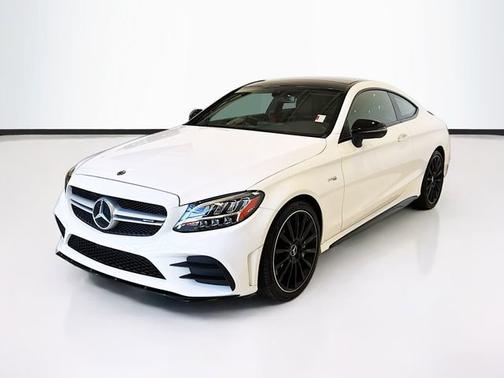 Polar White 2021 Mercedes-Benz AMG C 43 4MATIC