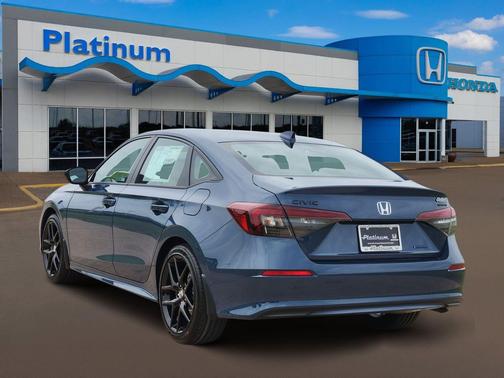 Blue Lagoon Pearl 2026 Honda Civic Hybrid Sport
