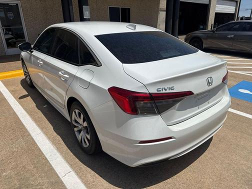 Platinum White Pearl 2023 Honda Civic LX