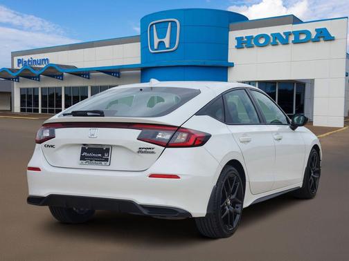 Platinum White Pearl 2026 Honda Civic Sport