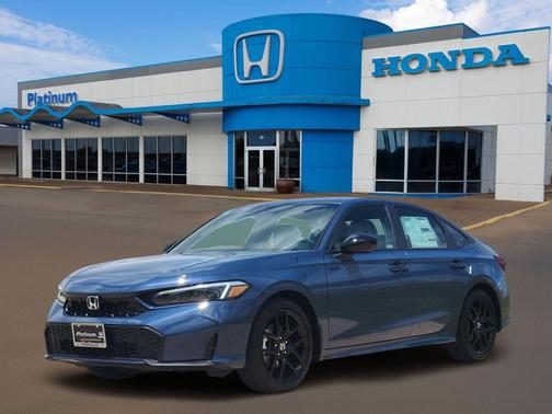 Blue Lagoon 2026 Honda Civic Hybrid Sport