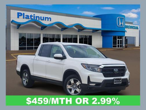 Platinum White Pearl 2026 Honda Ridgeline RTL