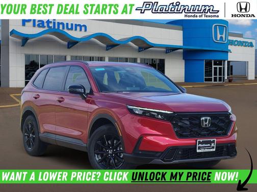 Radiant Red Metallic 2026 Honda CR-V Hybrid Sport-L AWD