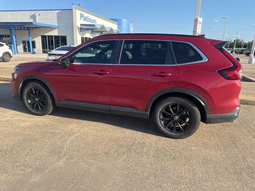 Radiant Red Metallic 2025 Honda CR-V Hybrid Sport FWD