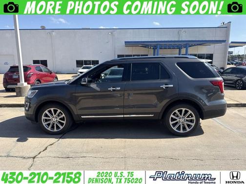 MAGNETIC METALLIC 2017 Ford Explorer Limited