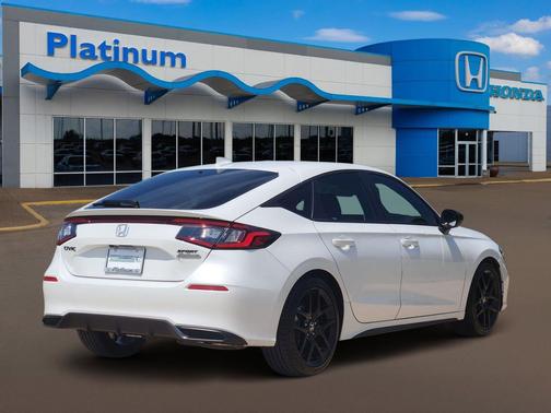 Platinum White Pearl 2026 Honda Civic Sport