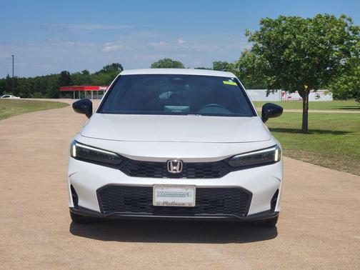 Platinum White Pearl 2026 Honda Civic Sport