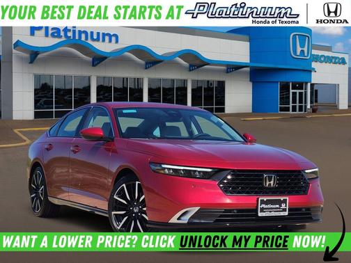 Radiant Red Metallic 2026 Honda Accord Hybrid Touring