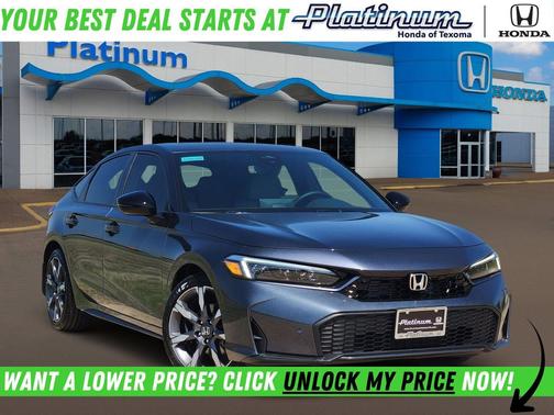 Meteorite Gray Metallic 2026 Honda Civic Hybrid Sport Touring