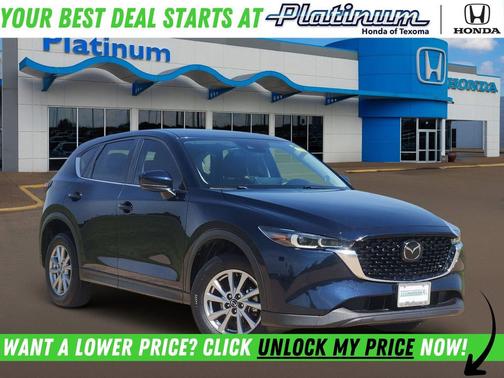 Deep Crystal Blue Mica 2022 Mazda CX-5 2.5 S Preferred Package
