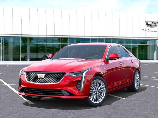 Red 2025 Cadillac CT4 Premium Luxury