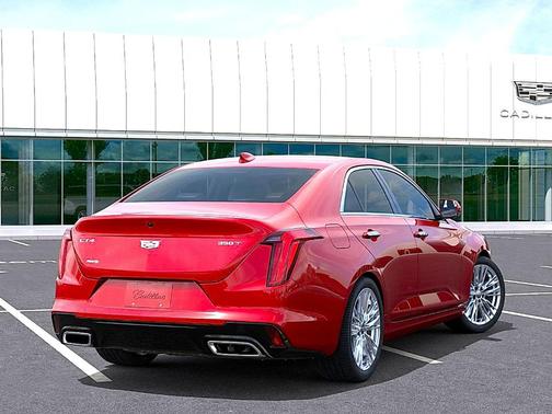 Red 2025 Cadillac CT4 Premium Luxury