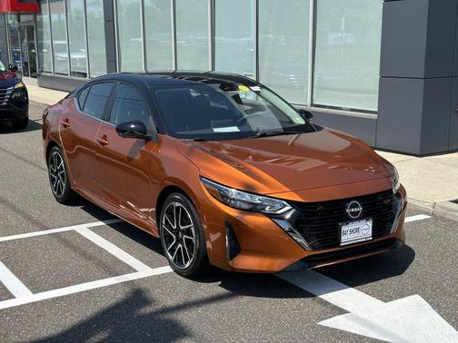 Orange Metallic 2025 Nissan Sentra SR