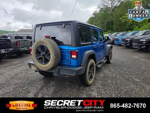 Hydro Blue Pearl 2023 Jeep Wrangler Sport