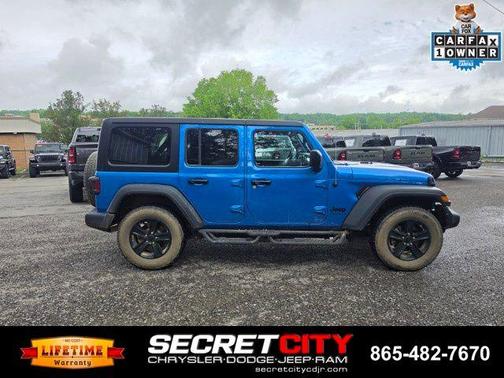 Hydro Blue Pearl 2023 Jeep Wrangler Sport